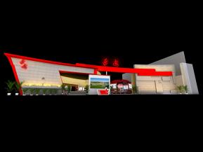 延安展团展览模型