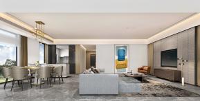 客厅餐厅3D模型