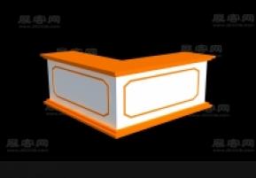 接待台3D模型