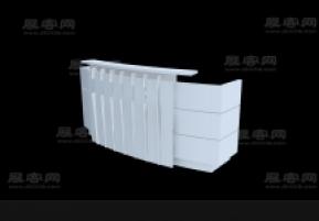接待台3D模型