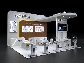 欧的科技展台3D模型