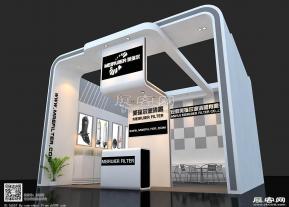 美瑞尔展台模型图片