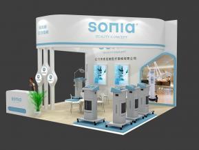 索尼娅美容展览模型
