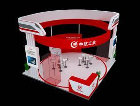 中航展台模型图片