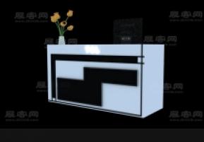 收银台3D模型