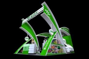 绿旗行展览模型