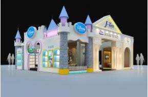 优雅思展台模型图片