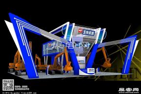 玉柴机器展览模型图片