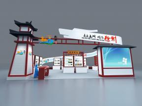 徐州龙展台模型