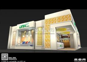 UNK优耐克墙纸展台