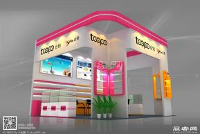 台铂台劲展台模型图片