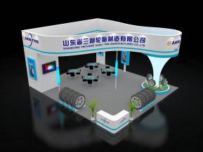 三利轮胎展览模型