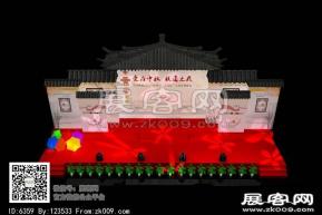 中秋舞台设计源文件