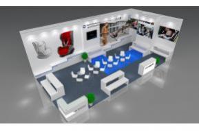 爱为诺安全坐椅展台模型图片