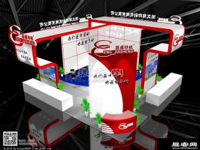 嘉盛印机展览模型图片