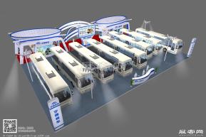 宇通客车展览模型图片