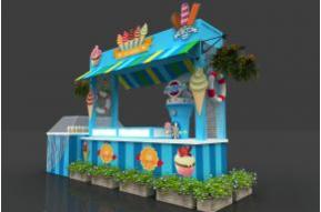 冰淇淋推车美陈