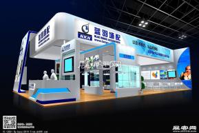 蓝羽墙配展览模型