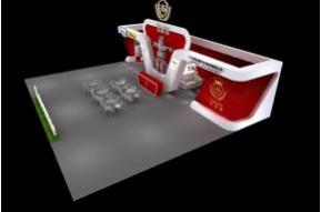 劳伦斯3D展台模型图片