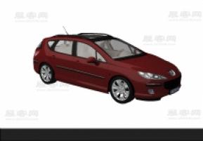 标致汽车3D模型