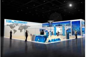 湖北三环锻压设备展览展台3d模型图片