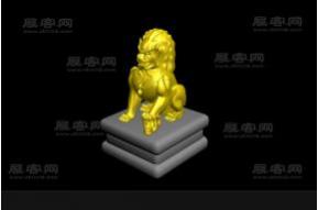 狮子3D模型