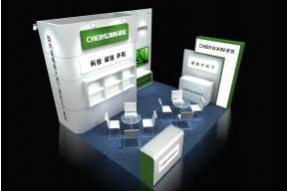 诚信展台模型图片