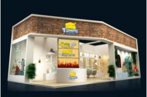 广州捷雪展览模型图片