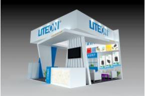 光宝电子展览模型图片