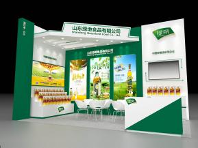 绿地食品展览模型