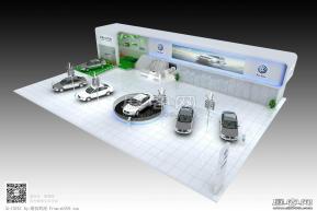 上海大众展览模型图片