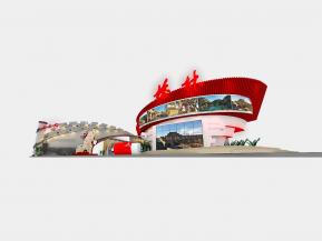 榆林展团展览模型