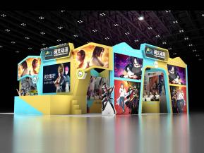 阅文动漫展览模型