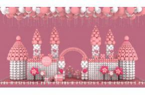 情人节城堡美陈