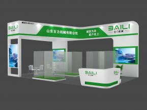 百力机械展台模型