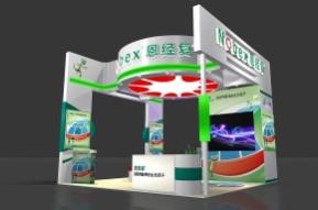 北大之路展台模型图片