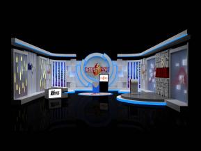 时尚城市演播厅舞美设计