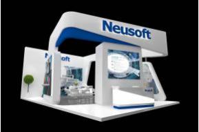 Neusoft展台模型图片