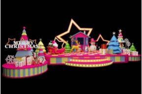 五角星圣诞美陈