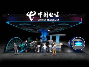 中国电信展台设计方案