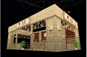 红枫袜业展览模型图片