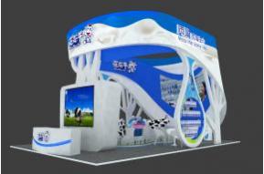 花花牛乳业展览模型图片