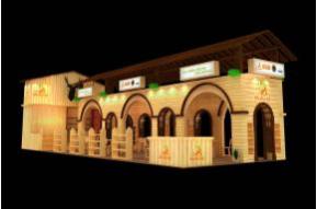 青岛万飞展览模型图片