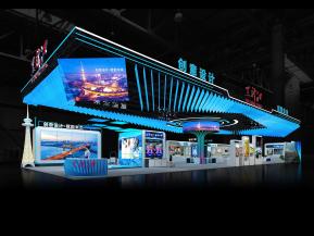 黑龙江政府展展台模型