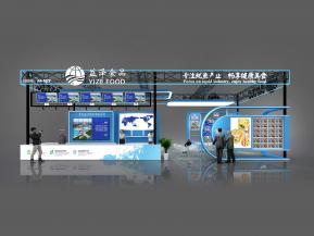 益泽食品展览模型