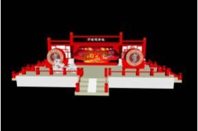 中式元宵晚会中秋晚会端午晚会开幕式舞台