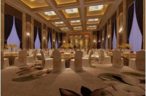 奢华多功能宴会厅模型图片