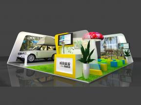 时尚旅游展览模型