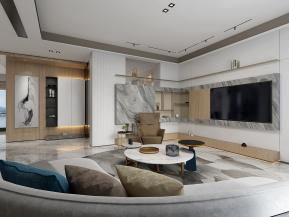 客厅餐厅3D模型