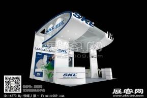 绍兴亿华展台模型图片